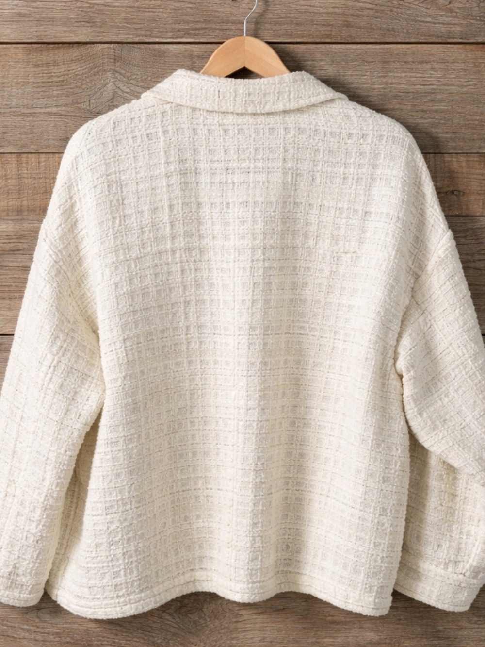 Zara White Jacket L - Picture 2 of 6